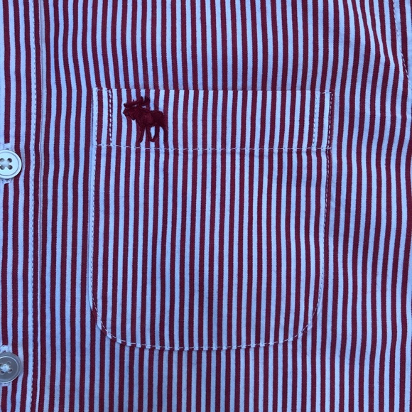 Abercrombie kids boys long sleeve preppy shirt XL - Picture 2 of 3
